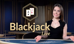 Classic live blackjack table by Evolution
